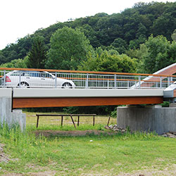 Vorlandbrücke bei Lohmar, Baujahr 2013, Länge: 12 m
