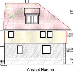Dacherneuerung und -ausbau eines Fachwerkhauses