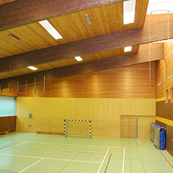 Begehung einer Sporthalle im Rahmen der wiederkehrenden Bauwerksprüfung Begehung einer Sporthalle im Rahmen der wiederkehrenden Bauwerksprüfung