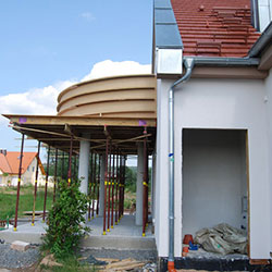 Neubau eines Einfamilienhauses mit Garage Neubau eines Einfamilienhauses mit Garage