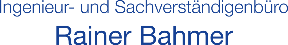 Logo des Ingenieur- und Sacheverstaendigenbuero Rainer Bahmer - zurueck zur Startseite